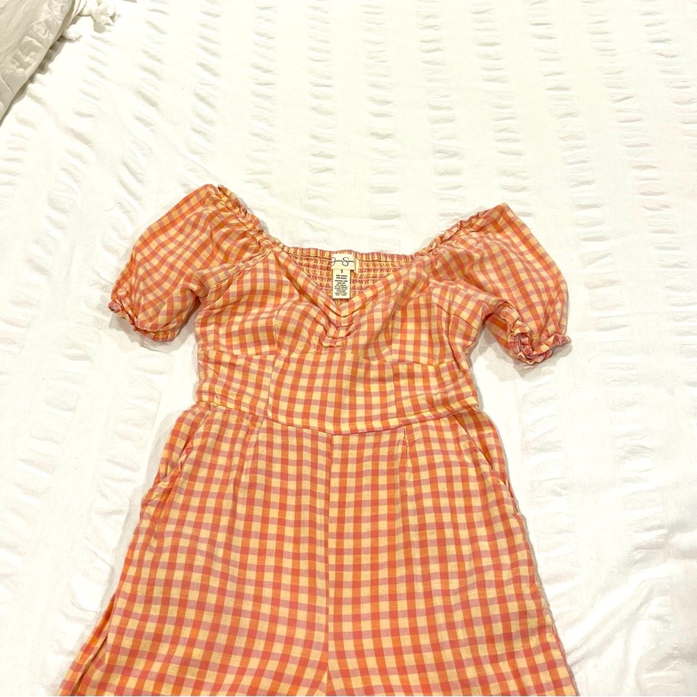 Jessica Simpson Gingham Jumpsuit